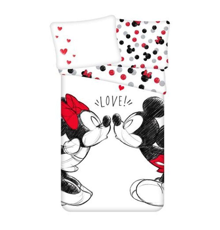 Obliečky Mickey a Minnie Love