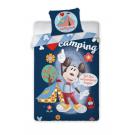 Obliečky Mickey camping , Barva - Modrá , Rozměr textilu - 140x200