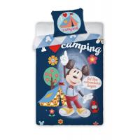 Obliečky Mickey camping , Barva - Modrá , Rozměr textilu - 140x200