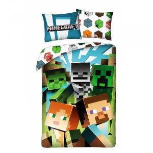 Obliečky Minecraft Alex a Steve , Rozměr textilu - 140x200