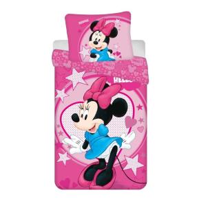 Obliečky Minnie Hello micro , Barva - Ružová , Rozměr textilu - 140x200