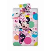 Obliečky Minnie motýle , Barva - Ružová , Rozměr textilu - 140x200
