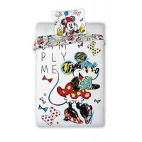 Obliečky Minnie retro , Barva - Biela , Rozměr textilu - 140x200