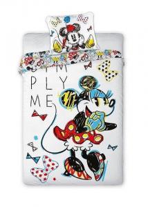 Obliečky Minnie retro , Barva - Biela , Rozměr textilu - 140x200