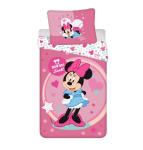Obliečky Minnie Sweet like me micro , Barva - Ružová , Rozměr textilu - 140x200