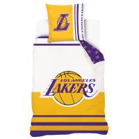obliečky NBA LA Lakers , Barva - Bielo-žltá , Rozměr textilu - 140x200