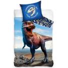 Obliečky Nesmrteľný T-Rex , Barva - Modrá , Rozměr textilu - 140x200
