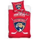 Obliečky NHL Florida Panthers - svietiace , Barva - Červená , Rozměr textilu - 140x200