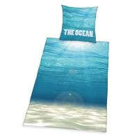 Obliečky Oceán , Barva - Modrá , Rozměr textilu - 140x200