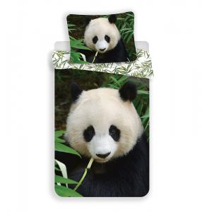 Obliečky Panda , Barva - Čierna , Rozměr textilu - 140x200