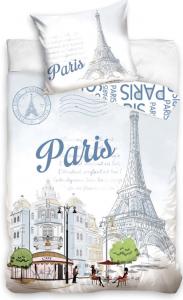 Obliečky Paríž Eiffelova veža , Barva - Biela