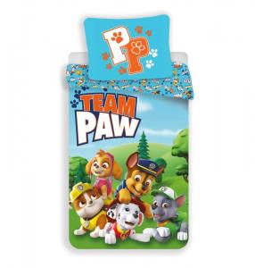 Obliečky Paw Patrol Team Paw , Barva - Modro-zelená , Rozměr textilu - 140x200