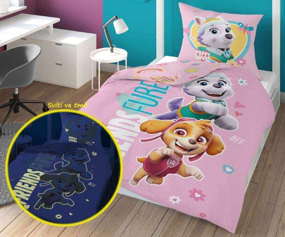 Povlečení Paw Patrol puppy svítící