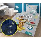 Povlečení Paw Patrol sleep svítící , Barva - Šedá , Rozměr textilu - 140x200