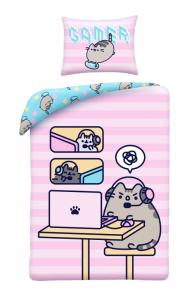 Obliečky Pusheen Gamer , Rozměr textilu - 140x200