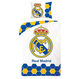 Obliečky Real Madrid , Rozměr textilu - 140x200 , Barva - Bielo-modrá