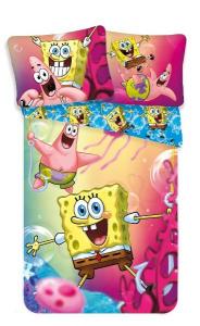 OBLIEČKY SPONGE BOB , Barva - Barevná , Rozměr textilu - 140x200
