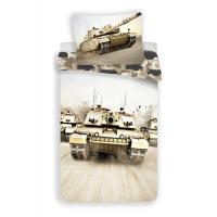 Obliečky Tank , Barva - Hnedá , Rozměr textilu - 140x200