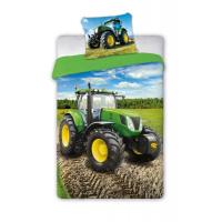 Obliečky Traktor , Barva - Zelená , Rozměr textilu - 140x200