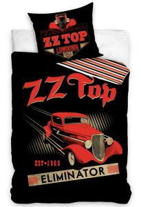 Obliečky ZZ Top Eliminator , Barva - Čierna , Rozměr textilu - 140x200