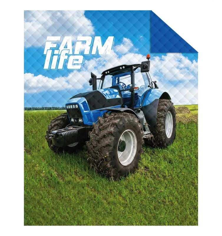 Prikrývka na posteľ Traktor
