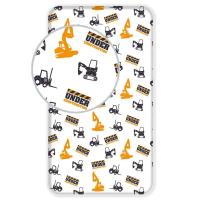 Prestieradlo Bager , Barva - Barevná , Rozměr textilu - 90x200