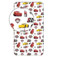 Prestieradlo Cars 3 McQueen Bavlna , Barva - Biela , Rozměr textilu - 90x200