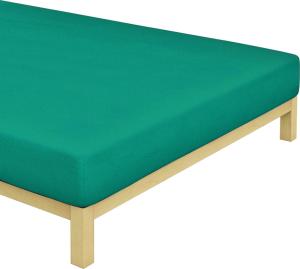 Prestieradlo froté Smaradgovo Zelené , Barva - Tmavo zelená , Rozměr textilu - 180x200