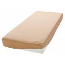 Prestieradlo Jersey Béžovej Dreamee , Barva - Béžová , Rozměr textilu - 200x220