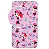 Prestieradlo Minnie pink , Barva - Ružová , Rozměr textilu - 90x200