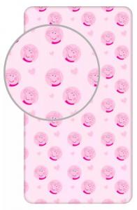Prestieradlo Peppa Pig , Rozměr textilu - 90x200