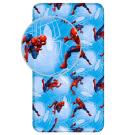 Prestieradlo Spiderman , Barva - Modrá , Rozměr textilu - 90x200