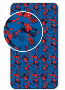 Prestieradlo Spiderman , Barva - Modrá , Rozměr textilu - 90x200