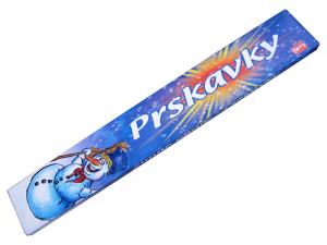 Prskavky 28 cm krabička 10 ks , Barva - Barevná