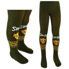 PUNČOCHÁČE LVÍ KRÁL , Velikost punčocháčů - 122/128 , Barva - Tmavo zelená