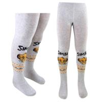 PUNČOCHÁČE LVÍ KRÁL , Velikost punčocháčů - 122/128 , Barva - Šedá