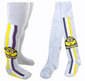 PUNČOCHÁČE MIMONI , Velikost punčocháčů - 128/134 , Barva - Šedá