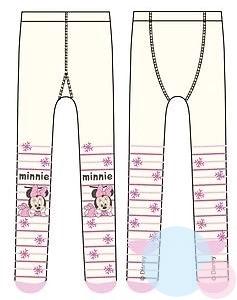 PUNČOCHÁČE MINNIE , Velikost punčocháčů - 74/80 , Barva - Krémová