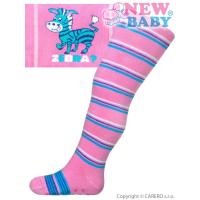 Pančucháče New Baby zebra , Velikost punčocháčů - 104 , Barva - Ružová