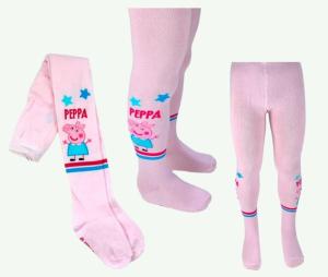 Pančucháče Peppa Pig , Velikost punčocháčů - 104/110 , Barva - Svetlo ružová