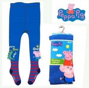 PUNČOCHÁČE PEPPA PIG GEORGE , Velikost punčocháčů - 110/116 , Barva - Modrá