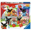 PUZZLE BABY ZAJAČIK BING 4v1 , Barva - Barevná