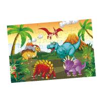 Puzzle dinosaury maxi 48 ks 92 x 62 cm , Barva - Barevná