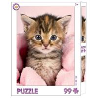 Puzzle mačička , Barva - Ružová