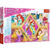 PUZZLE PRINCEZNY DOBRODRUŽSTVO 160 dielikov , Barva - Barevná