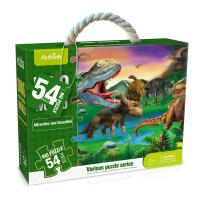 Puzzle s dinosaury maxi- 54 dílů 87 x 58 cm , Barva - Barevná