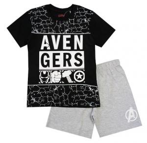 pyžamo Avengers , Barva - Černo-šedá