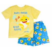 PYŽAMO BABY SHARK , Velikost - 92 , Barva - Žluto-modrá