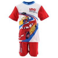 Pyžamo Cars , Velikost - 98 , Barva - Bielo-červená