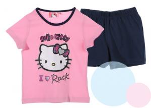 Pyžamo Hello Kitty , Barva - Růžovo-modrá